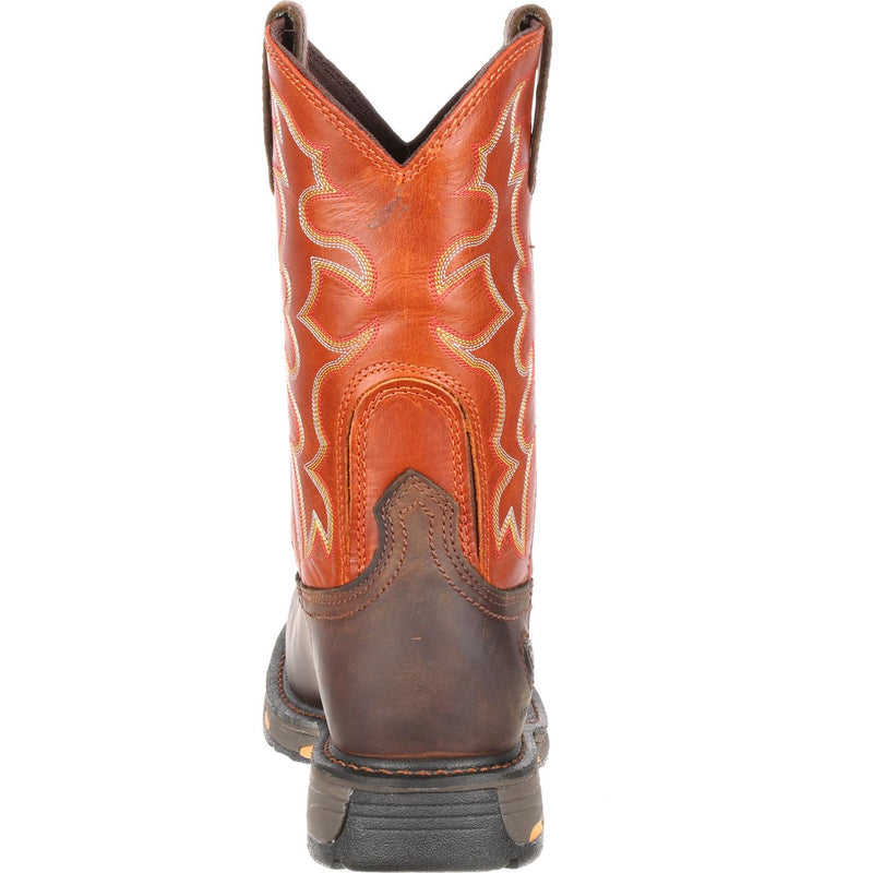 Ariat WorkHog Wide Square Steel Toe Western Boot - back