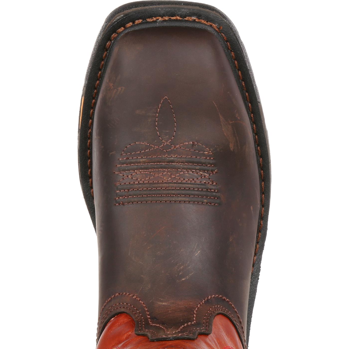 Ariat WorkHog Wide Square Steel Toe Western Boot - birdseye