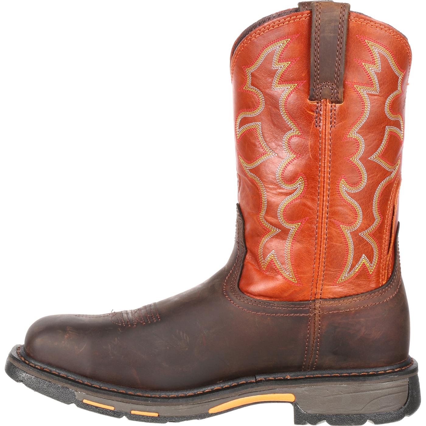 Ariat WorkHog Wide Square Steel Toe Western Boot - profile