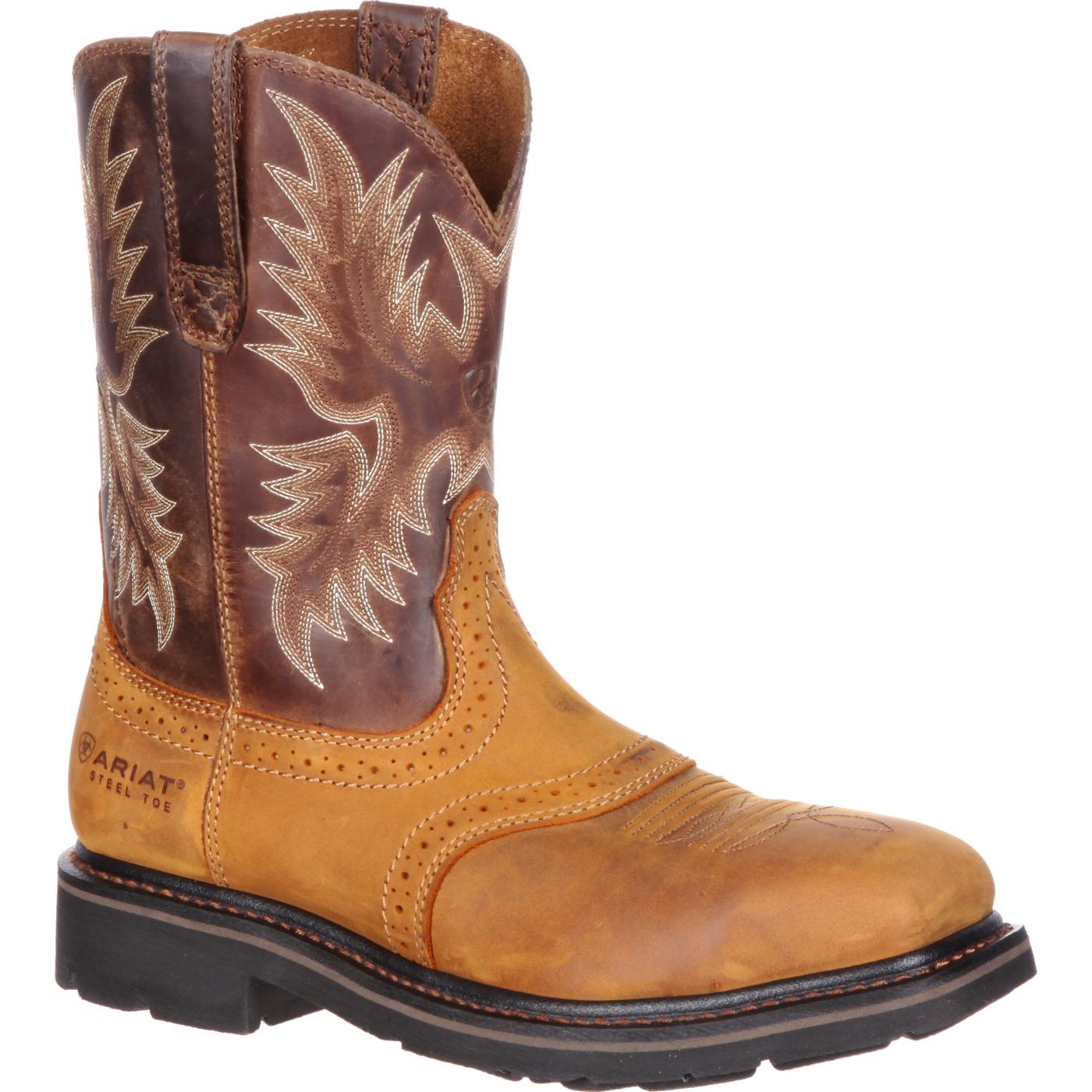 Ariat Sierra Wide Square Steel Toe Western Work Boot  display picture 2