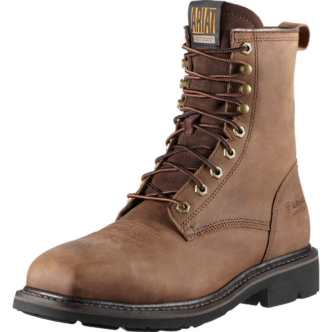 Ariat Cascade Men's 8-Inch Steel Toe Electrical Hazard Leather