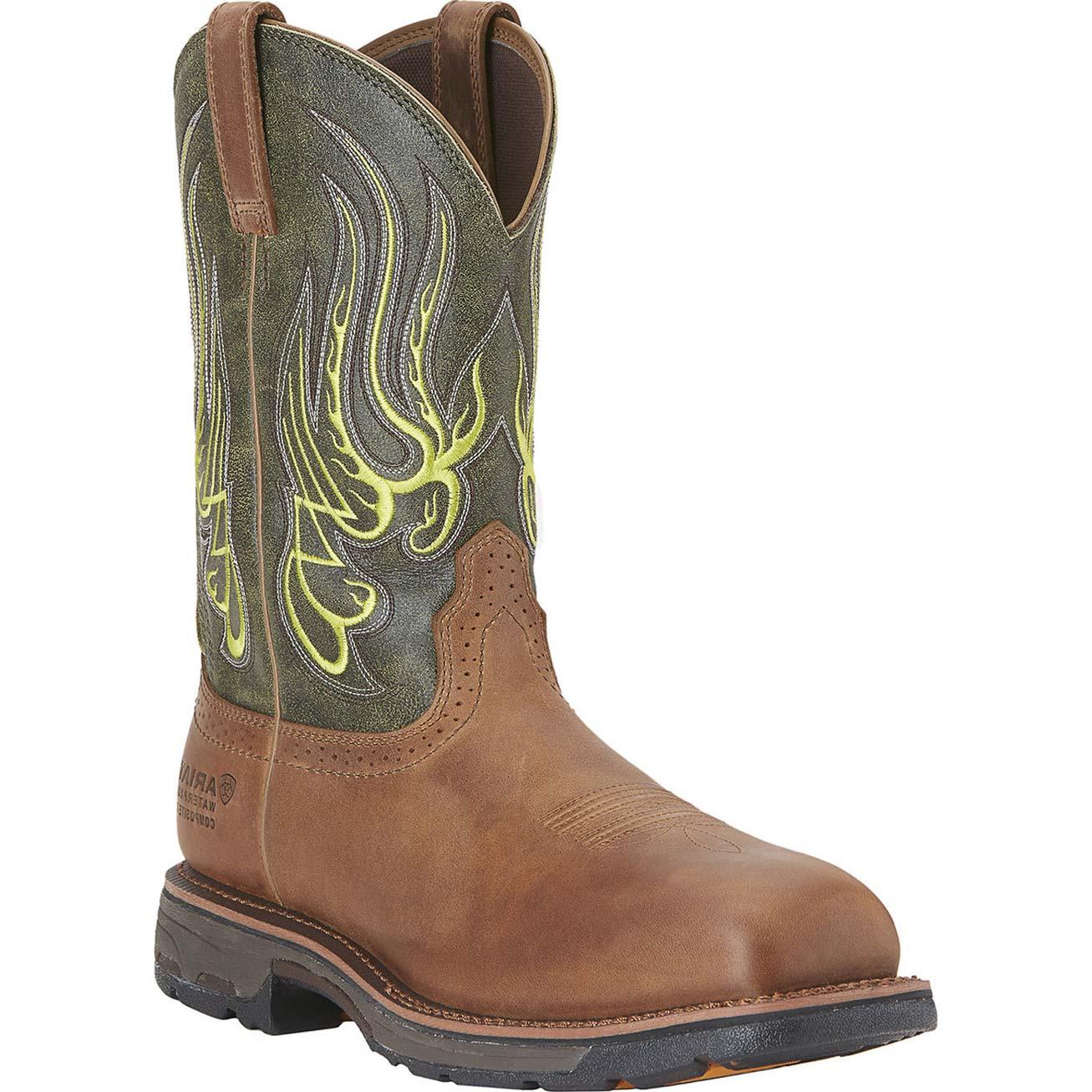 Ariat Men\'s Workhog Mesteno Comp Toe Western Work Boots NEW Size 9.5 Ariat Men main image 2