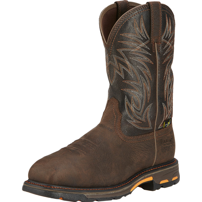 Ariat WorkHog Men's 11 inch Composite Toe Internal Met-Guard Waterproof Western Work Boot - main