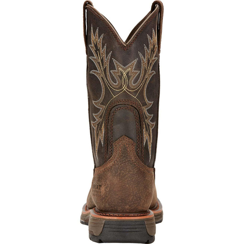 Ariat Workhog H2O Composite Toe Waterproof Western Wellington - back