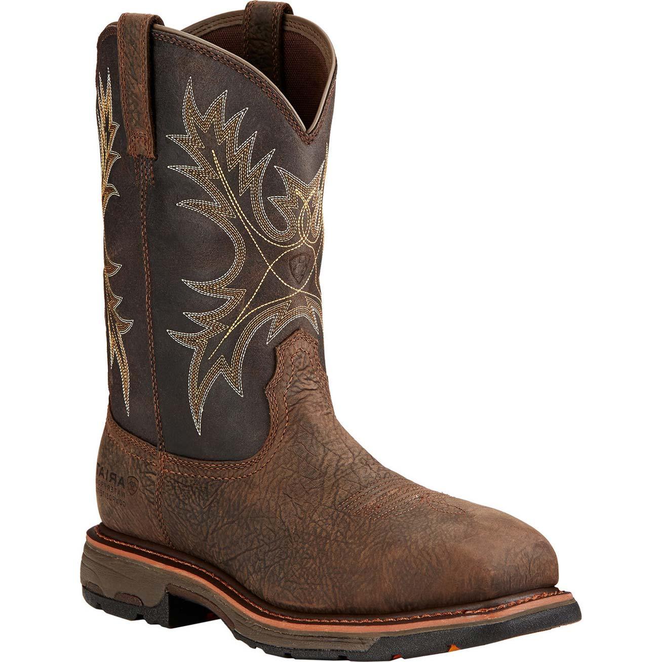 Ariat Workhog H2O Waterproof Composite Square Toe Work Boot 10017420  Sz 8 EE Ariat Men main image 3