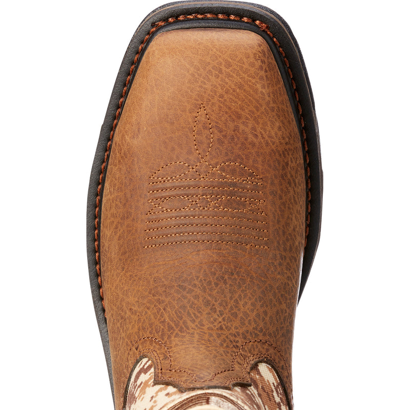 Ariat WorkHog Patriot Men's 11 inch Steel Toe Electrical Hazard Western Work Boot - birdseye