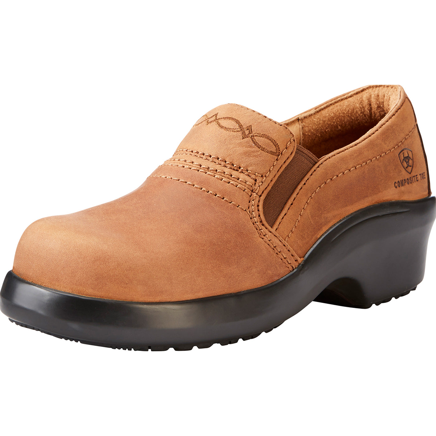 women's safety toe dress shoes Ariat Brown Expert Clogs Meets ASTM F2413 standards color:Denim Jenni Kayne Summer Try group_preean