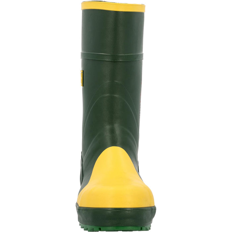 Lehigh Safety Shoes Unisex 12-Inch Steel Toe Dielectric Waterproof Rubber Work Boots - front