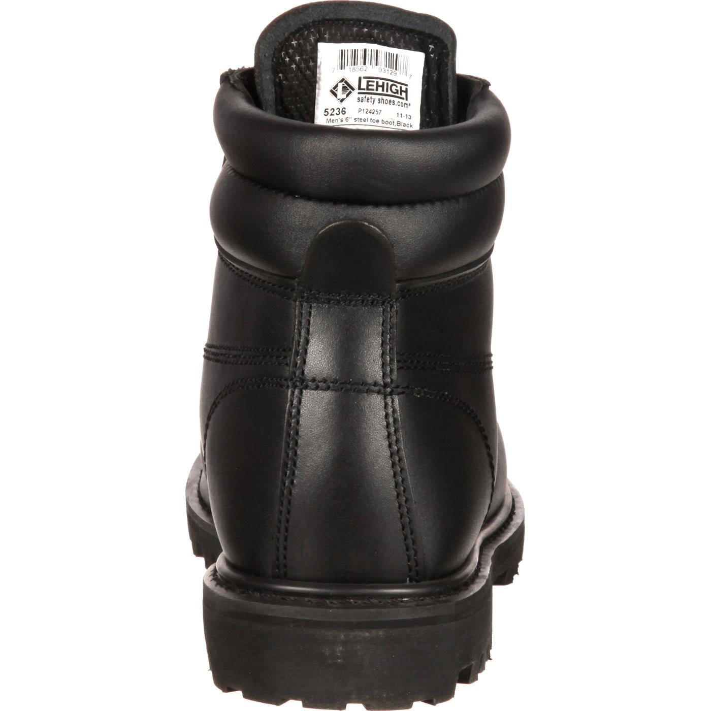 Lehigh Safety Shoes Unisex Steel Toe Work Boot - back