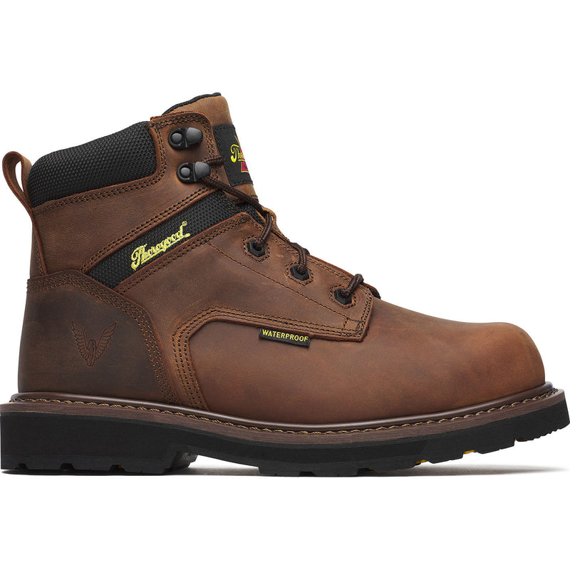 Thorogood Jobsite Men's 6-inch Composite Toe Electrical Hazard Waterproof Work Boot - profile
