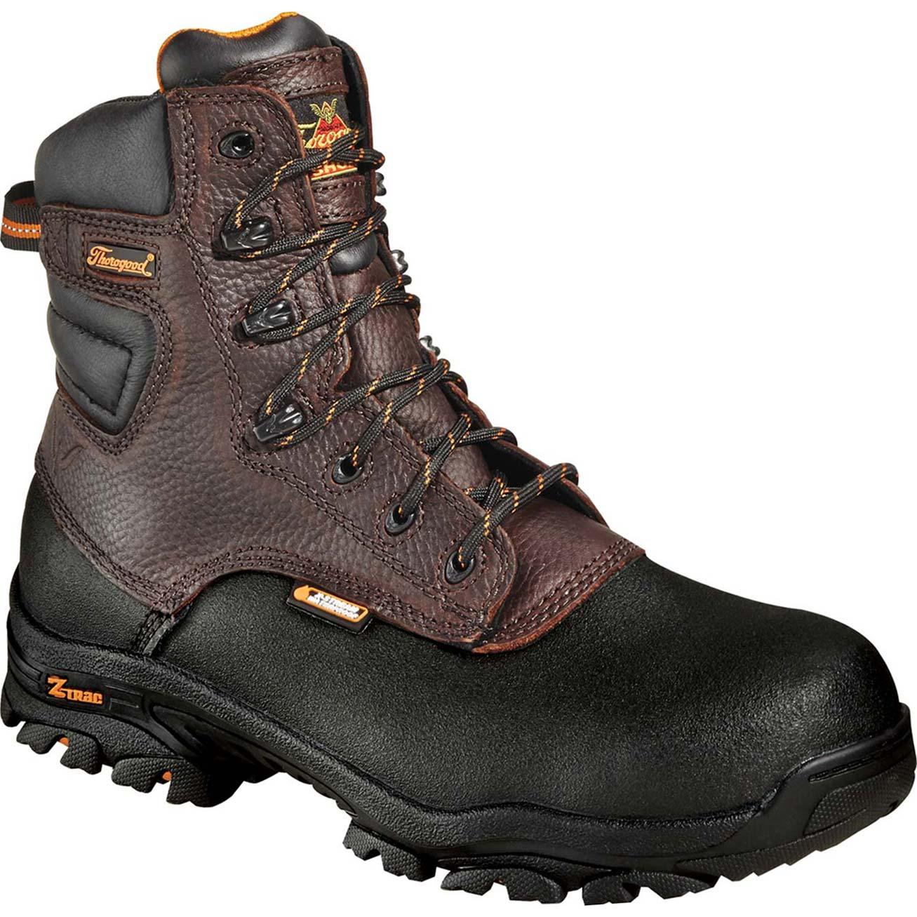 Thorogood Z-Trac Composite Safety Toe Brown Leather Hiking Work Boots Size 13 W Thorogood Jobsite Men main image 2