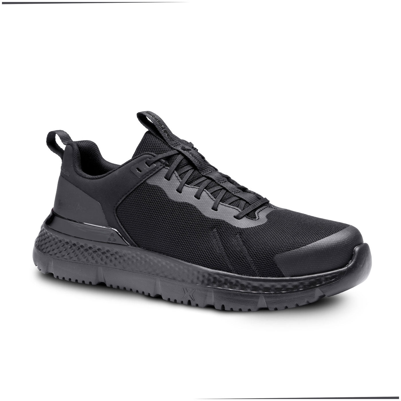 Timberland PRO Setra コンポジットセーフティトゥ マルーン/ネイビー 7.5 D (M) Men\u0027s Setra Composite Toe Work Sneaker