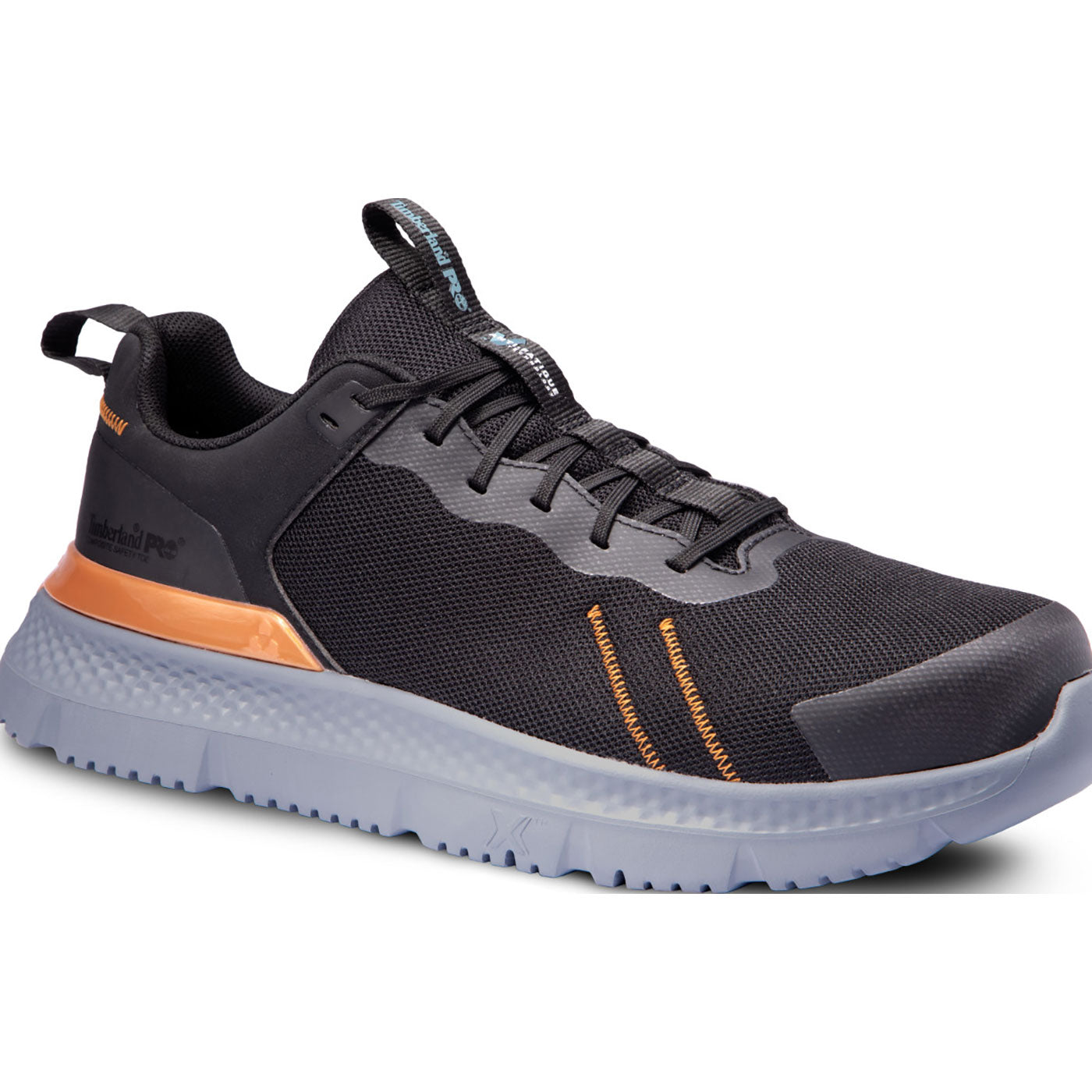Timberland PRO Navy and Gray Athletic Work Shoes with composite toe. Timberland PRO Radius, Men main image 2