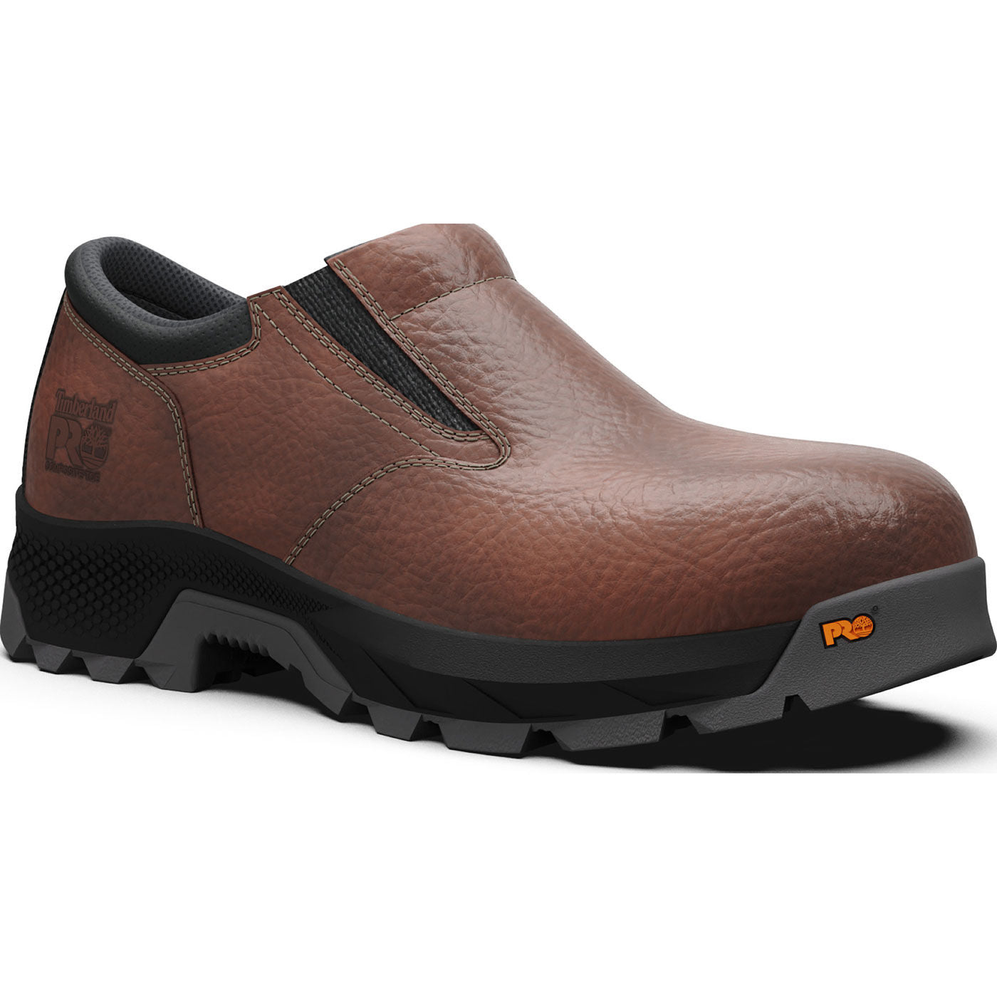 Timberland PRO Slip On Leather ESD Work Shoes Mens 14W‎ Brown Slip Resistant Timberland Pro Titan Slip On Alloy Safety Toe | Mercari main image 4