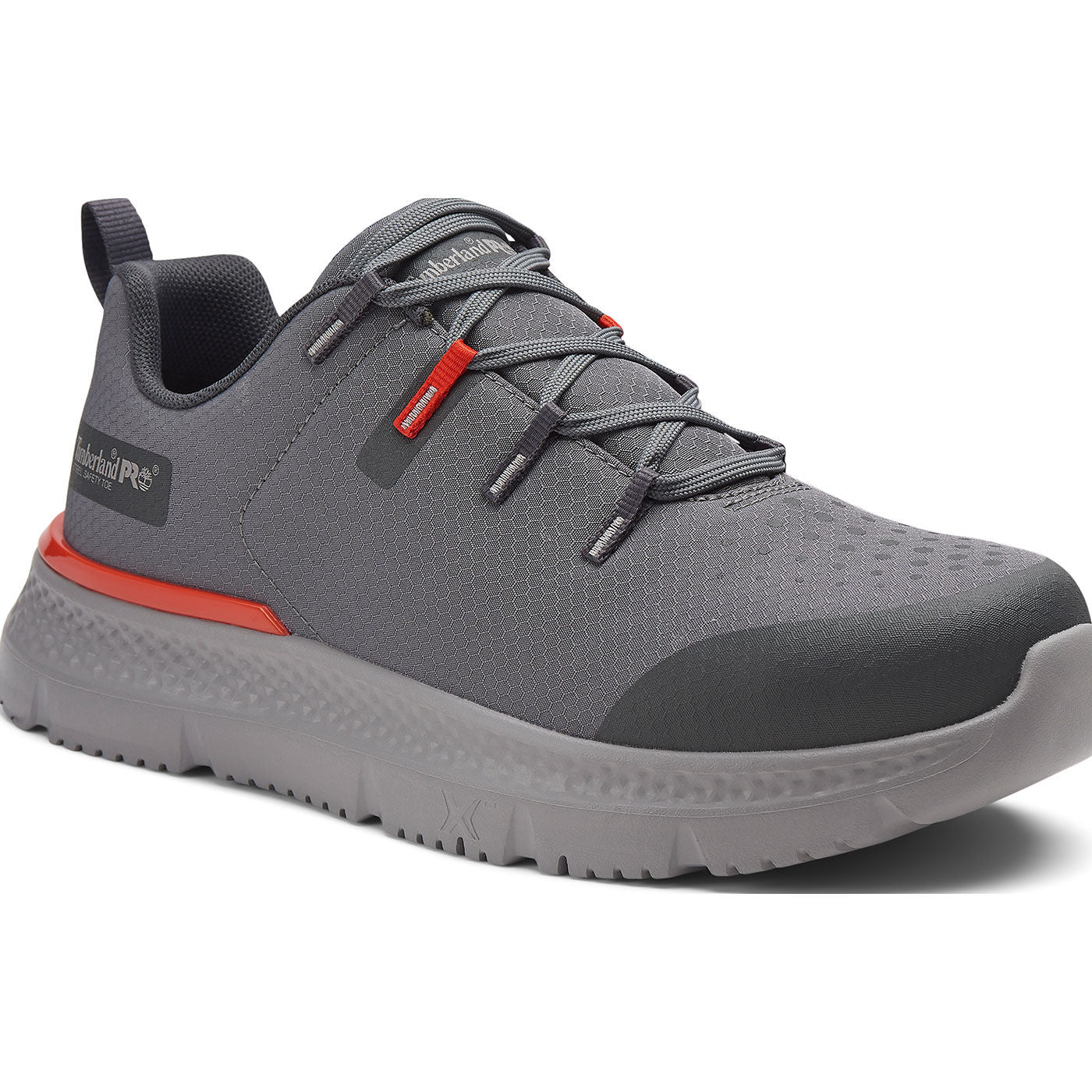 【サーモン】Timberland WATER PROOF グレー Timberland PRO Intercept Men's Steel Toe Electrical Hazard