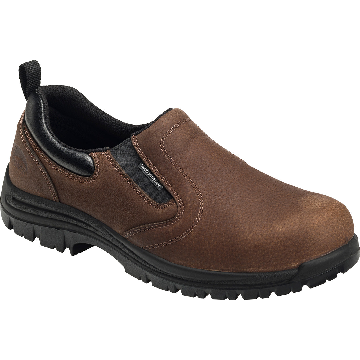 Avenger Waterproof Slip-On Composite Toe 8 Men's Brown Avenger Waterproof Slip-On Composite Toe 8 Men's Brown