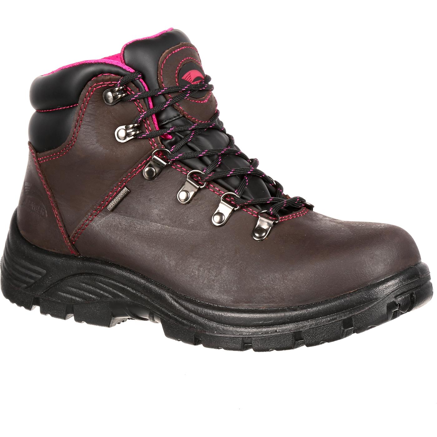 Avenger Brown Hiking Boots Avenger Soft Towed Hiker Boots Brown Leather Mens 9 US | eBay main image 2