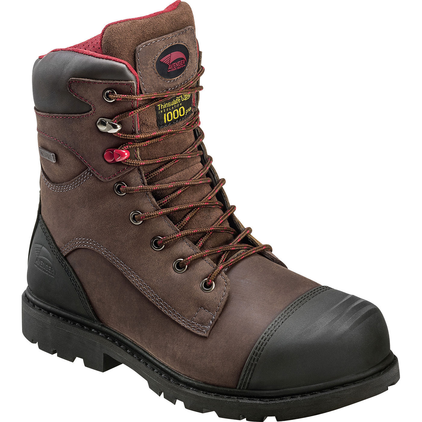 Hammer Oil & Slip Resistant Work Boots Size 6-13 Hammerhead Series 6″ Crazy Horse Nano Toe Work Boot | Made  main image 2
