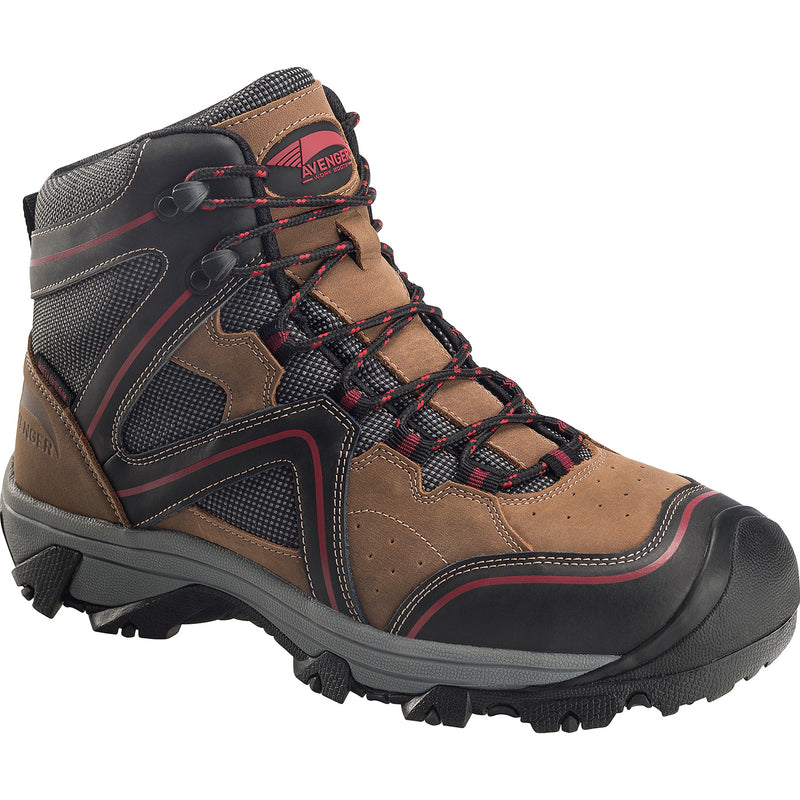 Avenger Crosscut Men's Steel Toe Puncture-Resistant Electrical Hazard Waterproof Work Hiker - profile