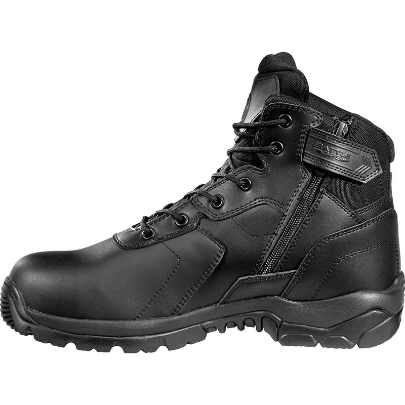 BD Protective Men's 6 inch Composite Toe Electrical Hazard Waterproof Zipper Tactical Boot - profile