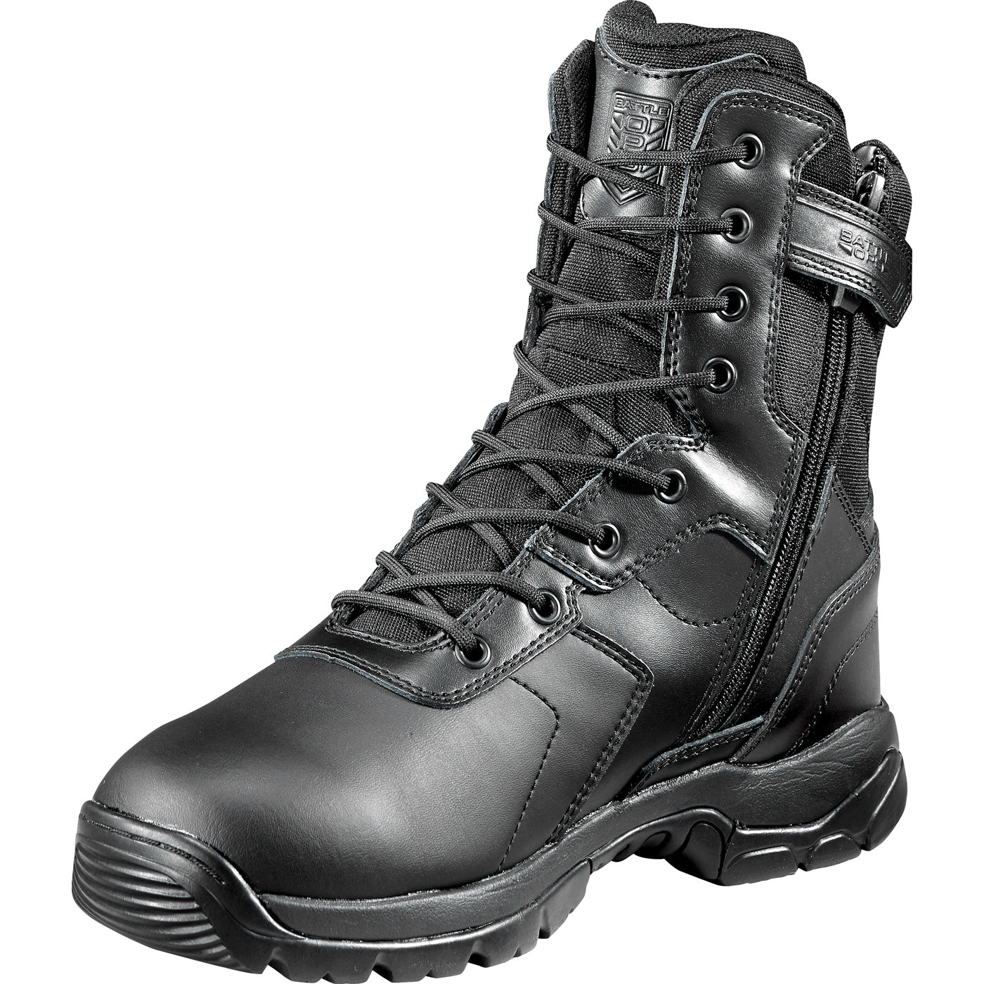 BD Protective Men's 8-inch Composite Toe Electrical Hazard Waterproof Zipper Tactical Boot - profile