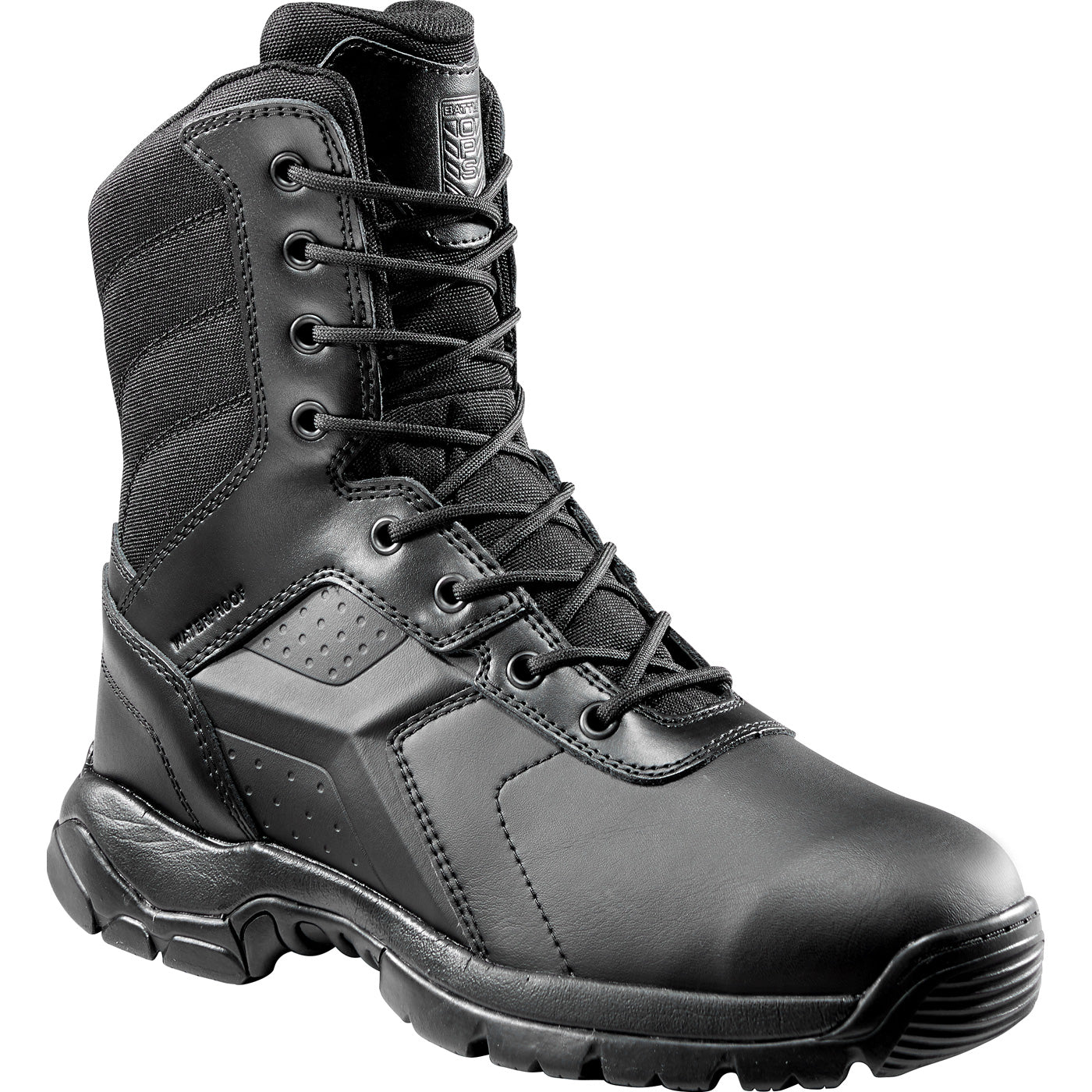 BD Protective Men's 8-inch Composite Toe Electrical Hazard Waterproof Zipper Tactical Boot - main