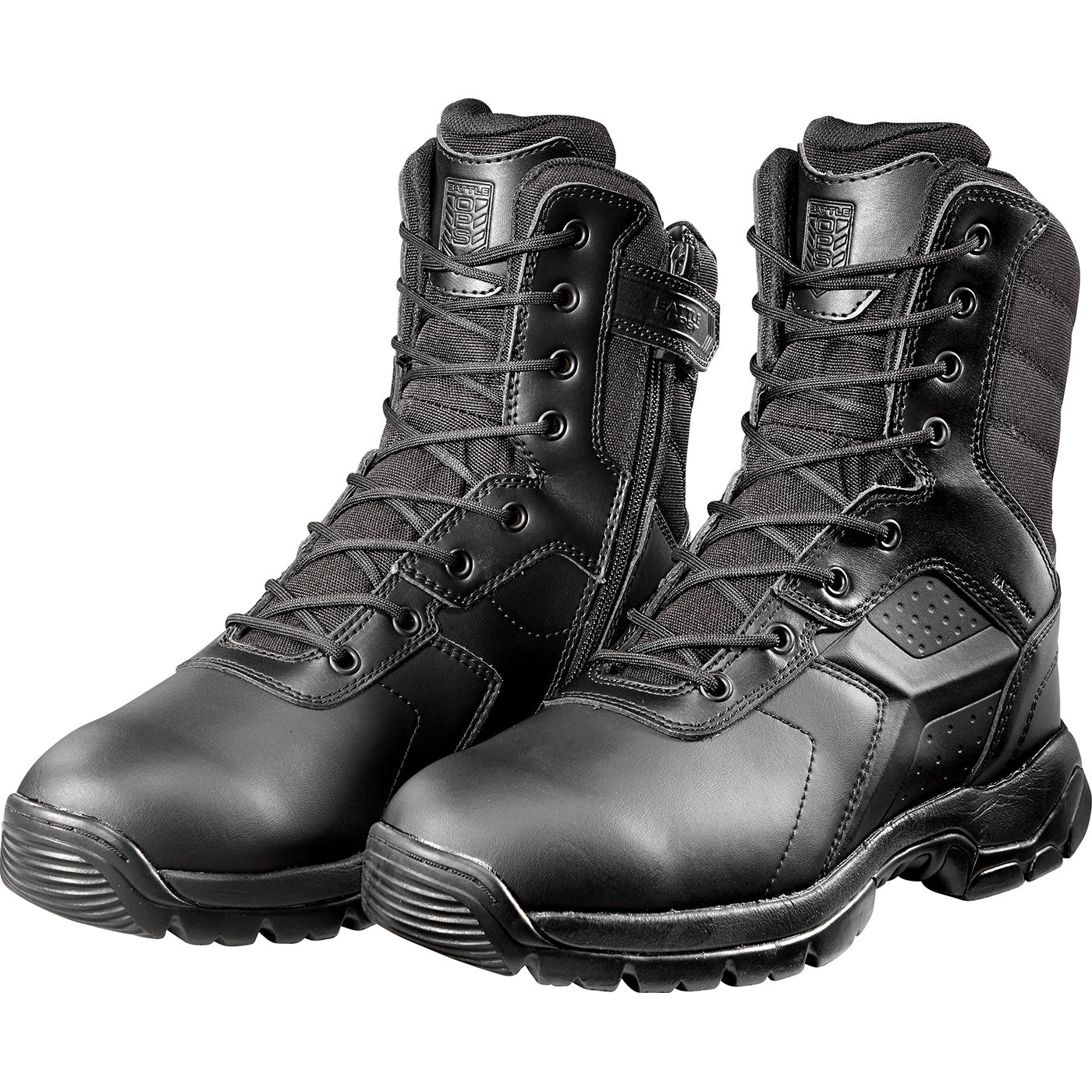 BD Protective Men's 8-inch Composite Toe Electrical Hazard Waterproof Zipper Tactical Boot - profile