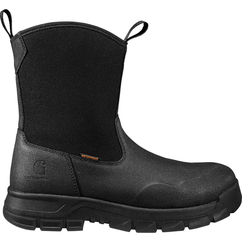 Carhartt Kentwood Men's 9-inch Steel Toe Electrical Hazard Waterproof Rubber Pull-On Work Boot - profile