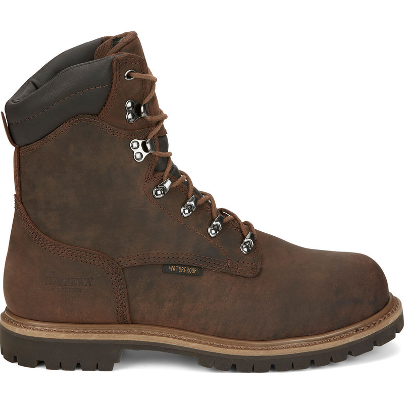 Chippewa Birkhead Men's 8-inch Steel Toe Electrical Hazard Waterproof Work Boot - profile