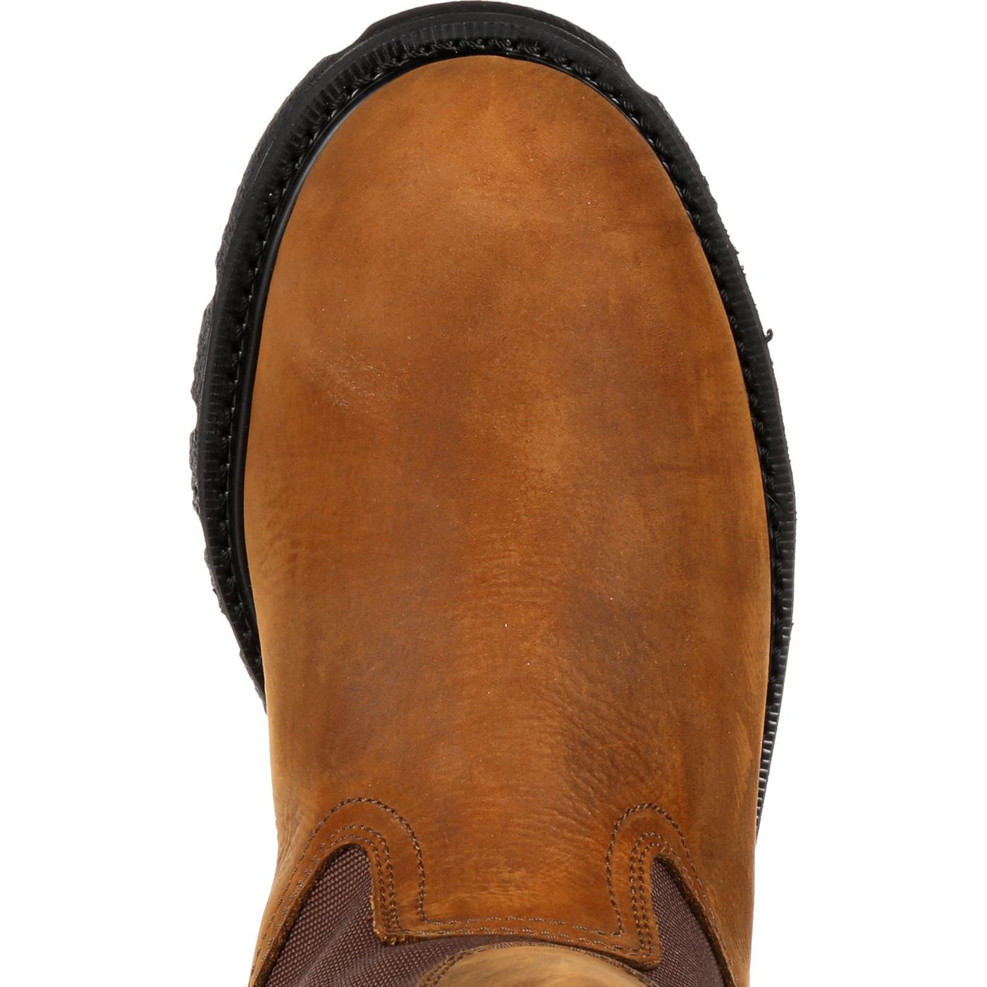 Carhartt Steel Toe Waterproof Wellington Work Boot - birdseye