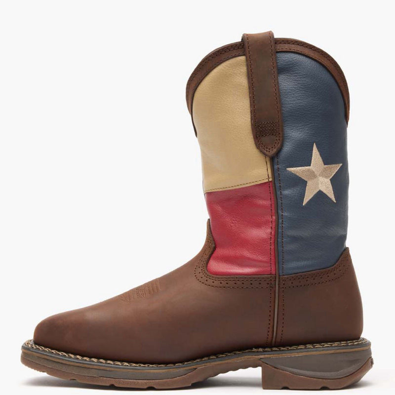 Durango® Workin' Rebel™ Texas Flag Steel Toe Work Boot - profile