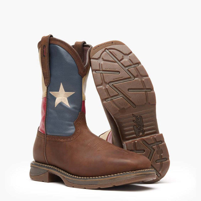 Durango® Workin' Rebel™ Texas Flag Steel Toe Work Boot - outsole