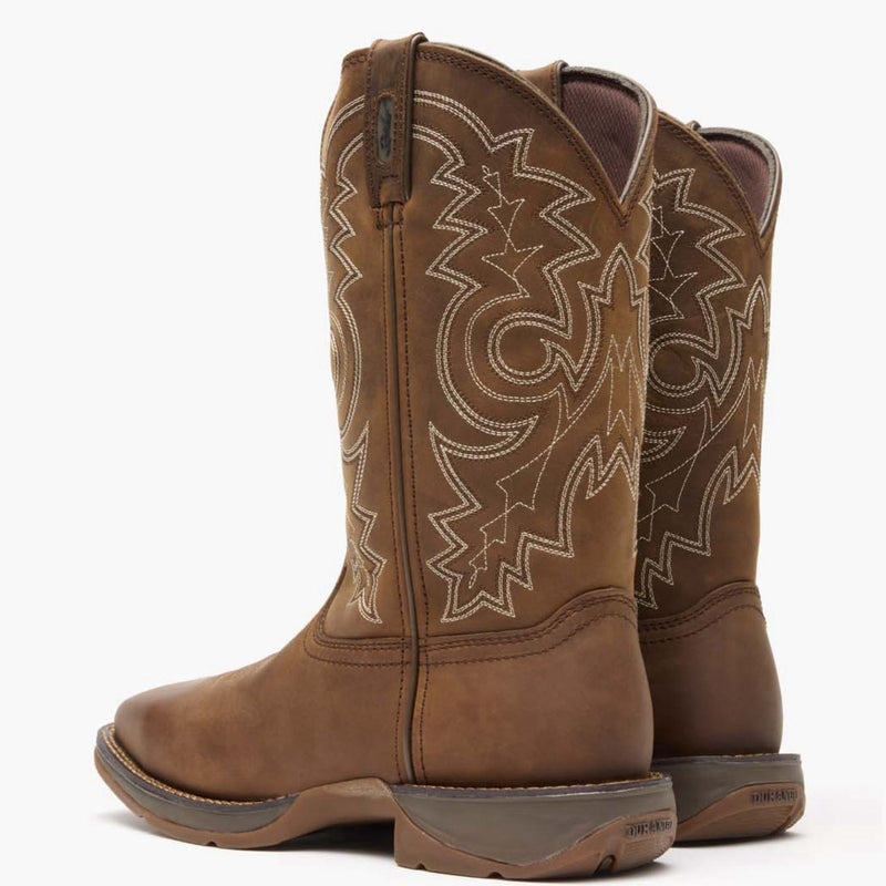 Rebel by Durango® Steel Toe Pull-On Western Boot - back
