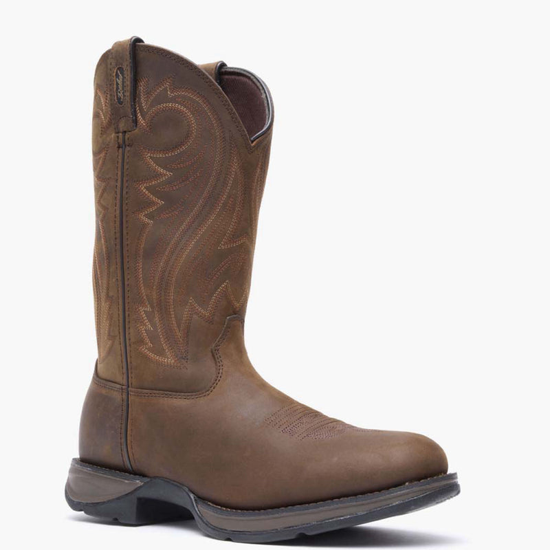 Rebel by Durango® Chocolate Pull-On Western Boot - main