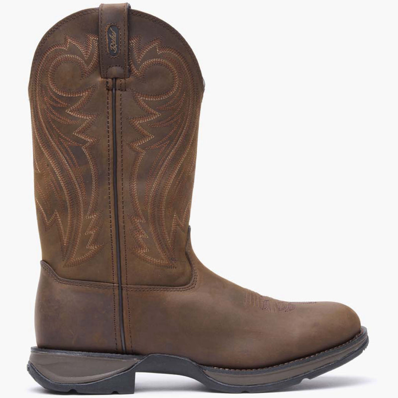 Rebel by Durango® Chocolate Pull-On Western Boot - profile