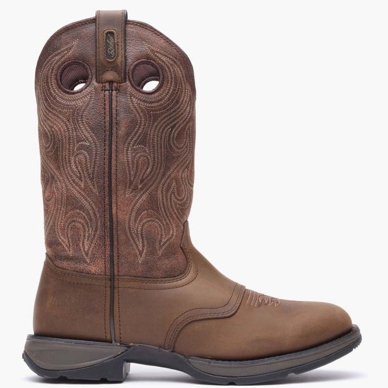 Rebel by Durango® Brown Saddle Western Boot - profile