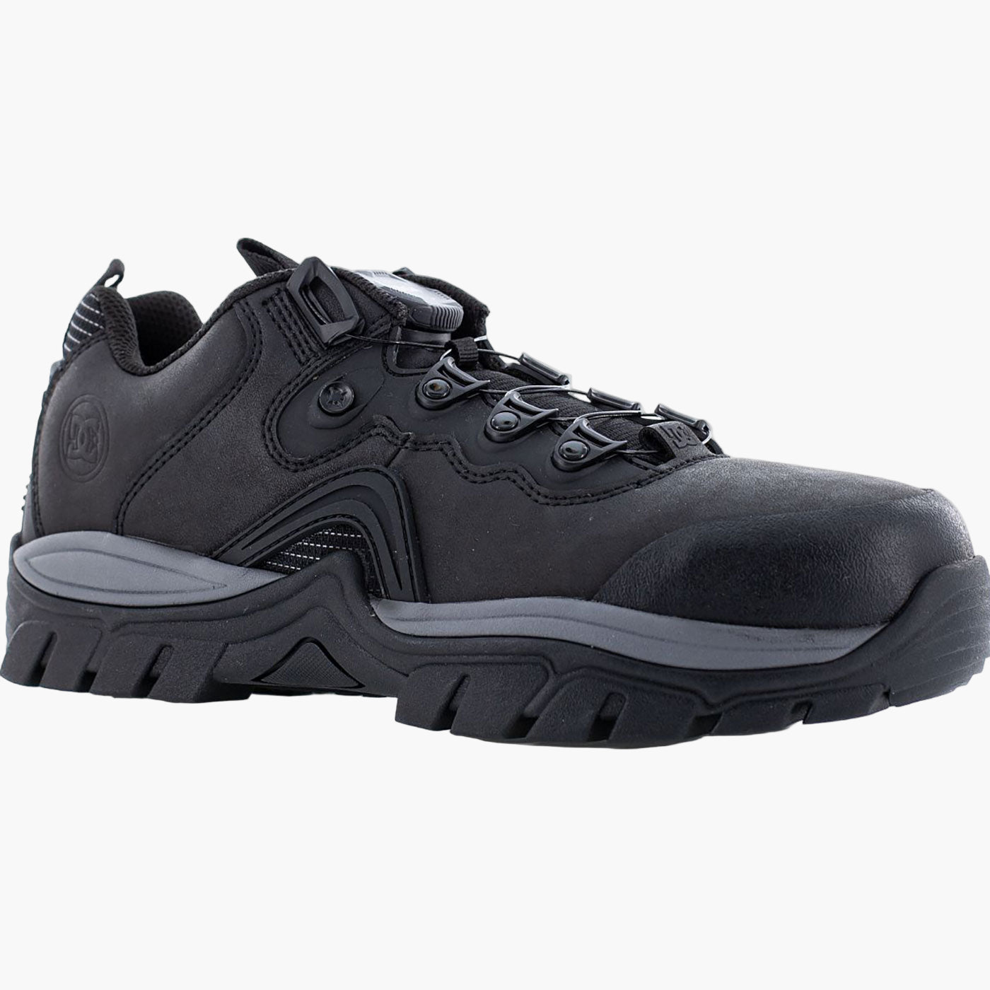 Work DC Navigator Black 8E Shooter Bird 靴 Navigator Hazard Electrical Toe Composite Men's BOA 靴
