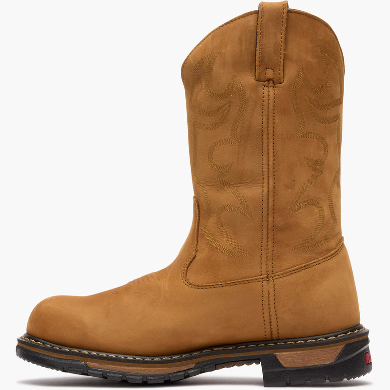 Rocky Original Ride Branson Steel Toe Waterproof Western Boots - profile