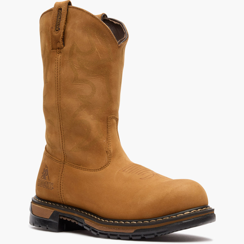 Rocky Original Ride Branson Steel Toe Waterproof Western Boots - main