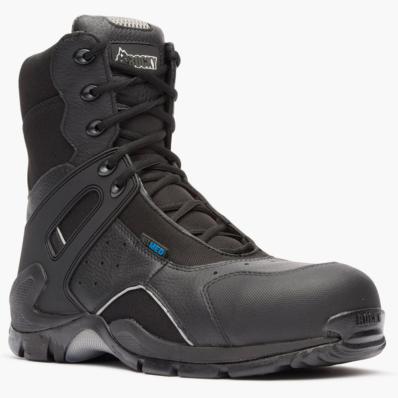Rocky 1st Med Carbon Fiber Toe Puncture-Resistant Side-Zip Waterproof Public Service Boot - main