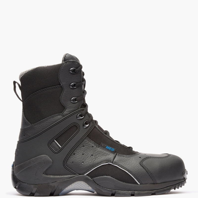 Rocky 1st Med Carbon Fiber Toe Puncture-Resistant Side-Zip Waterproof Public Service Boot - profile