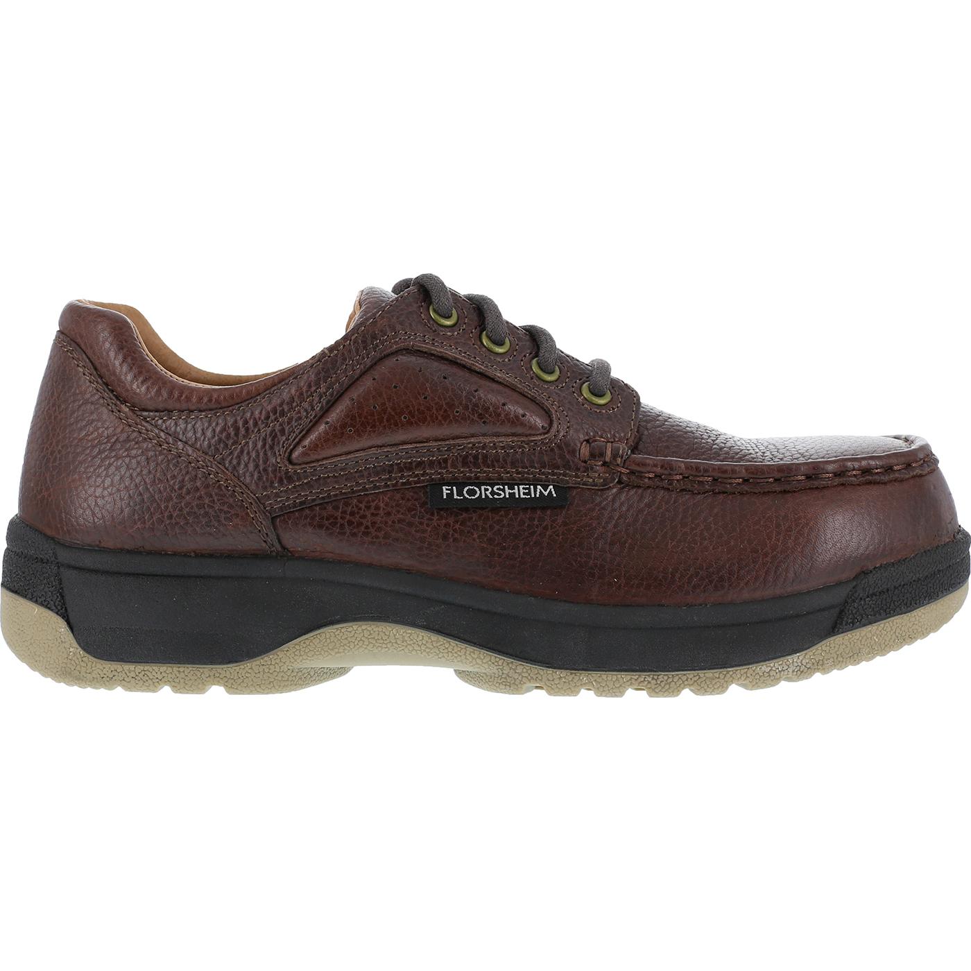 Florsheim Work Compadre Composite Toe Static-Dissipative Work Eurocasual Moc Toe Oxford - profile