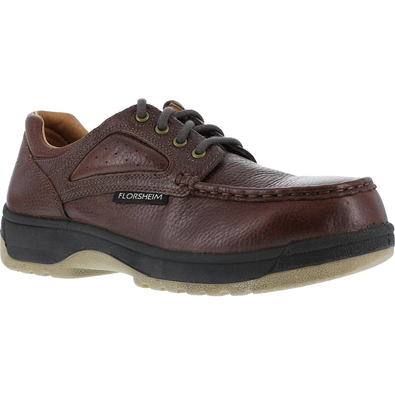 Florsheim Work Compadre Women's Steel Toe Static-Dissipative Work Eurocasual Moc Toe Oxford - main