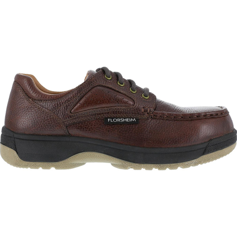 Florsheim Work Compadre Women's Steel Toe Static-Dissipative Work Eurocasual Moc Toe Oxford - profile