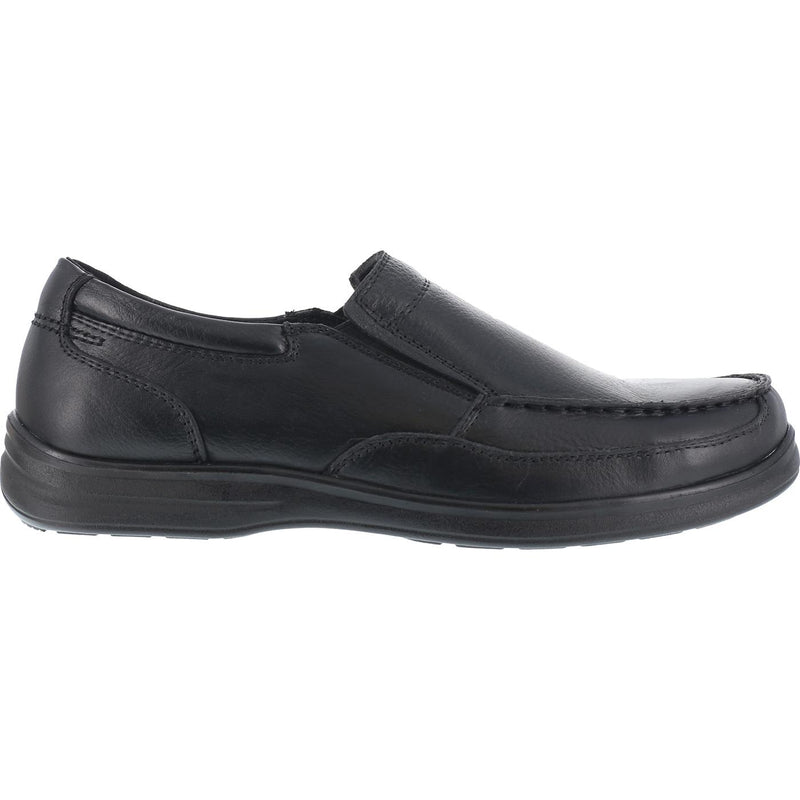 Florsheim Work Wily Women's Steel Toe Static-Dissipative Work Moc Toe Slip On Shoe - profile