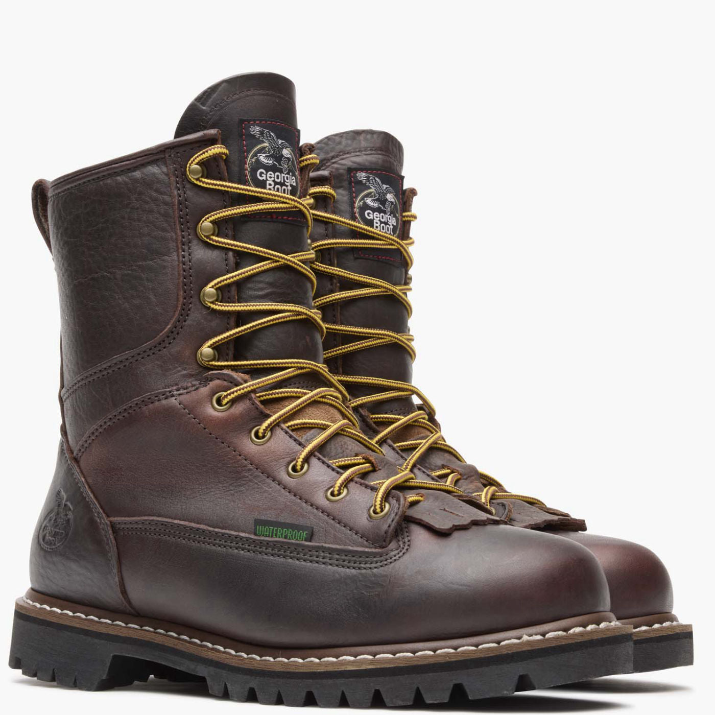 Georgia Boot Steel Toe Waterproof Lace-To-Toe Work Boot - 12