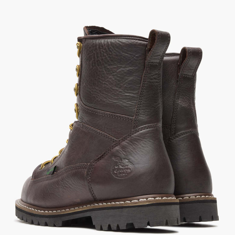 Georgia Boot Steel Toe Waterproof Lace-To-Toe Work Boot - back