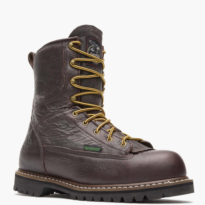 Georgia Boot Steel Toe Waterproof Lace-To-Toe Work Boot - main