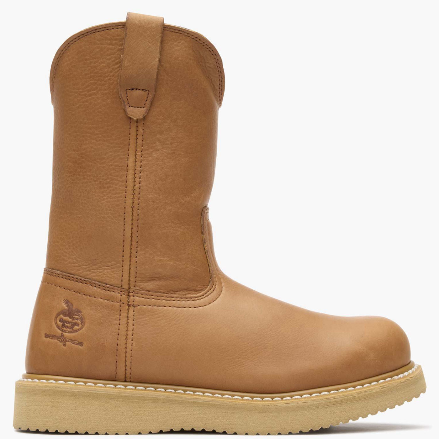 Georgia Boot Wedge Steel Toe Pull On Work Boot - profile