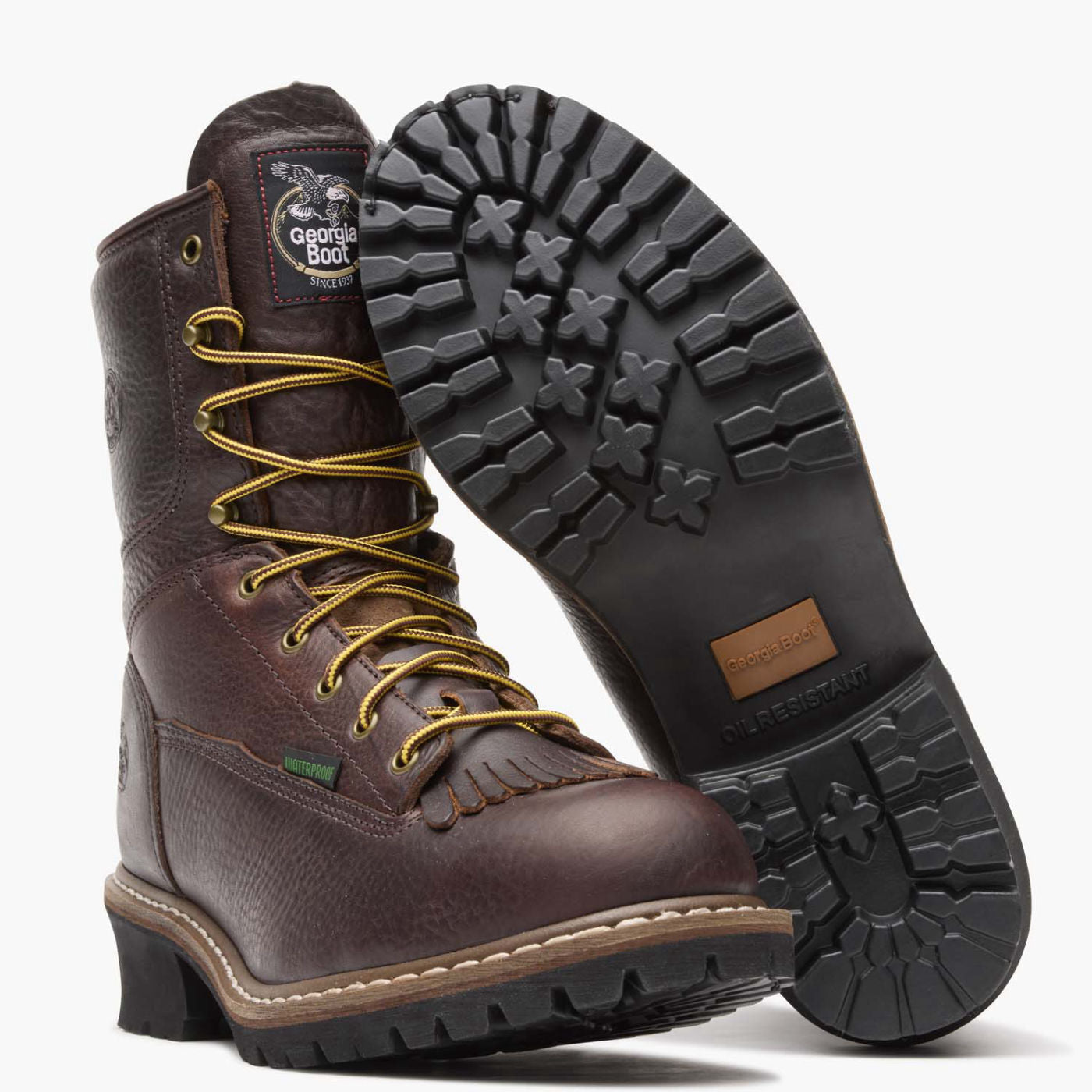 Georgia Boot Steel Toe Waterproof Logger Boot